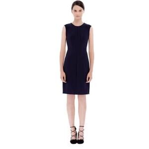 Rebecca Taylor navy blue sleeveless sheath dress